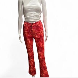 XOXO Red Floral Women Jeans